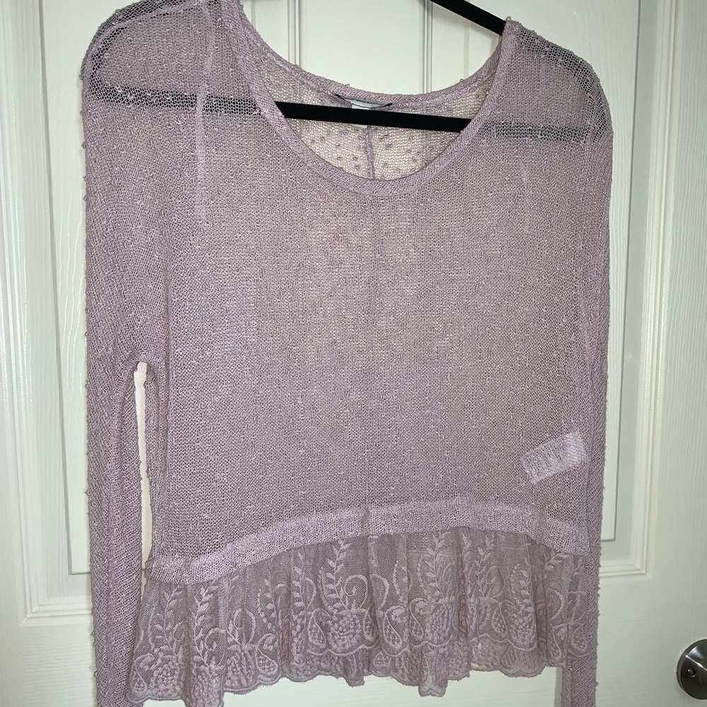 **AMERICAN EAGLE** FUN PURPLE TOP